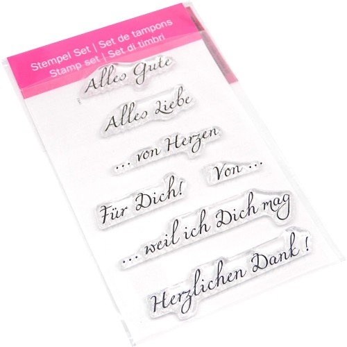 Clear Stamps Alles Liebe